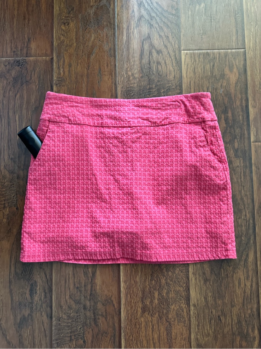 Attyre Pink Mini Skirt with Side Pockets